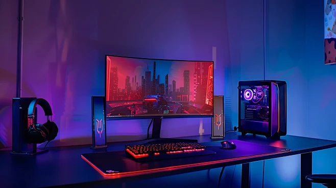 ls7623_A_sleek_gaming_setup_with_an_oversized_monitor_keyboard ...