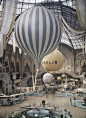 Air show at the Grand Palais in Paris, France. September 30th, 1909