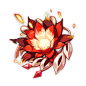 Witch's Flower of Blaze : Witch's Flower of Blaze is an Artifact in the set Crimson Witch of Flames. A common species of flower.It is curiously capable of resisting the Crimson Witch's flames. A crisis centuries ago dashed all hope of the maiden seeing th