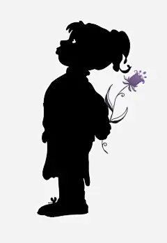 女孩高清素材 PNG 免扣 女孩 影子 海报 素材 花 装饰 边框 免抠png 设计图片 免费下载