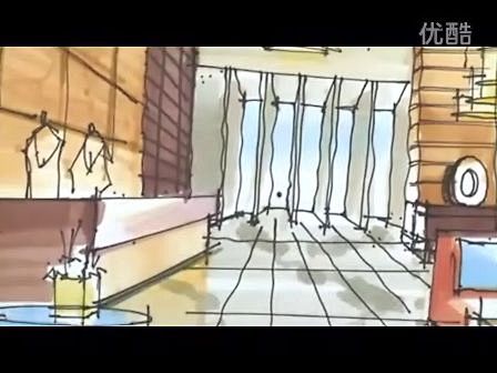 薛马生老师 室内手绘视频（二）-广州疯狂...