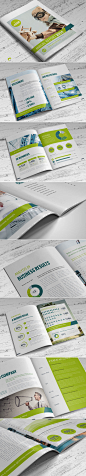 Annual Report 24 Pages : Template for an Annual Report with 24 pages made in InDesign CS5 #排版#