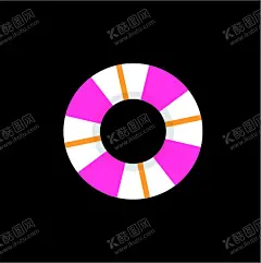 卡通泳圈 【酷图网】卡通泳圈,泳圈,游泳素材,圆形泳圈,色彩泳圈