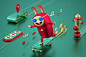 K-TO | K兔 : Tools:C4D&PS