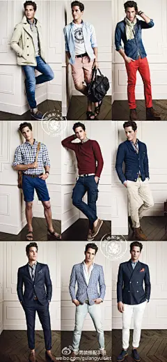 男装搭配手册：Mango 2012年春夏 LOOKBOOK