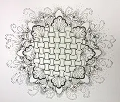 《怎么能够》-【)6200张完整收录(】灵感之源 #图案# #花纹# #手绘# #线描# #密集# #马克笔# #针管笔# #临摹# #淡彩# #素材# (3448)