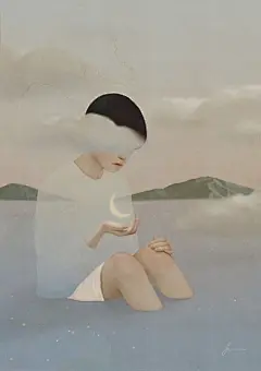  Jiwoon Pak ​​​​​​​​ ​​​​#插画# 少年 帅哥 意境