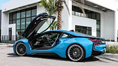 宝马i8电动车汽车桌面壁纸#跑车#汽车划痕修复多少钱