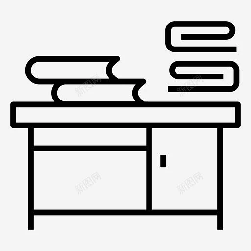 书桌办公桌工作区图标 UI图标 设计图片 免费下载 页面网页 平面电商 创意素材-花瓣网