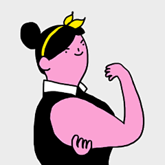 插画家Cecile Dormeau笔下的胖女孩，搞怪又治愈人心