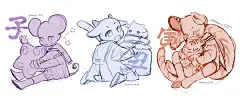 十二生肖拟人+小天使恶魔+玩偶互动~三组绘画参考素体请收好

by @ damso_2018
#灵感的诞生# #手绘插画教程# ​​​​