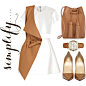 #simply #white #leather #brown #fashion #croptop #blogger #chic #skirt