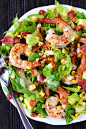 Shrimp, Avocado & Roasted Corn Salad {Gimme Some Oven}