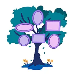 (源站可下源文件)手绘家谱/Hand drawn?family tree