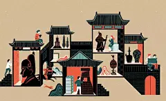 奇思妙想的插画——在想象力和色彩中遨游！_腾讯新闻