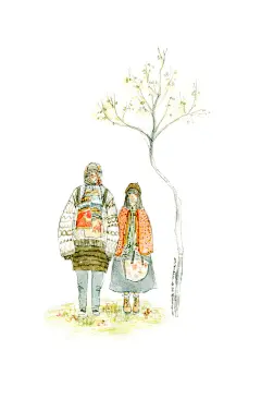 桑葚点  的插画 好朋友之歌