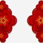 红色中国风新年边框