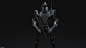 Robot Design, Luka Mivsek : Humanoid robot design featuring dark version as well as desert military adaptation. I did initial blockout of the robot with Nvil to get the gesture and feel of the robot (you can see it at the very end) and then continued buil