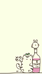 花园夜手绘喵咕&兔子酱简笔画。可爱呆萌的空…_来自离奇敏的图片分享-堆糖网