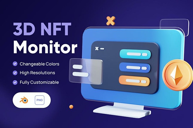 3D NFT Monitoring Ic...