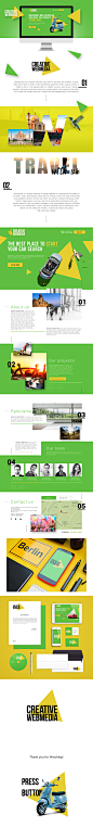 Creative Web Media | Onepage | Concept - WEB Inspiration