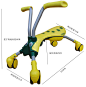 出口欧美 QuickSmart 小可爱螳螂车 四轮学步车 折叠车-淘宝网