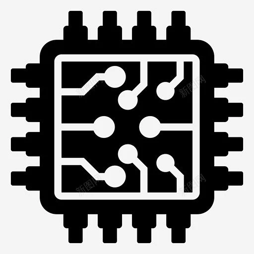 微处理器电路板计算机处理器 icon 图标 标识 标志 UI图标 设计图片 免费下载 页面网页 平面电商 创意素材-花瓣网