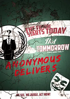 Anonymous Propaganda : Post-Design Stages Research The topic I have chosen is very broad and needs to be supported with solid contextual knowledge. I had to do a lot of research, it was probably the hardest and the most important part of the project. Befo