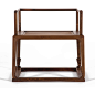 璞木禅意新中式黑胡桃茶椅仿古中式禅意家具椅子设计师家具-淘宝网