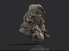 小铜钱儿采集到【Zbrush】——头像