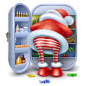 偷东西的圣诞老人图标 iconpng.com