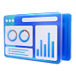 Website Analysis  3D Icon