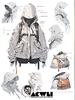 MIDJOURNEY/人物概念设计 白吉