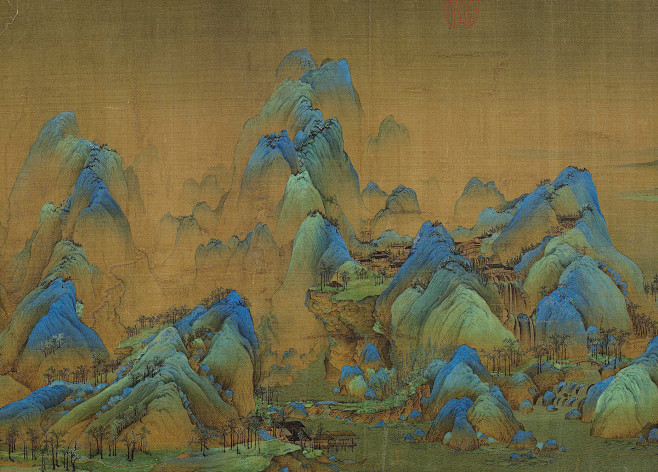 千里江山图图片_千里江山图图片素材-花瓣网