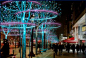 ACT Lighting Design - Tree Rings on Champs Elysees