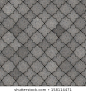 Gray Figured Pavement. Seamless Tileable Texture.