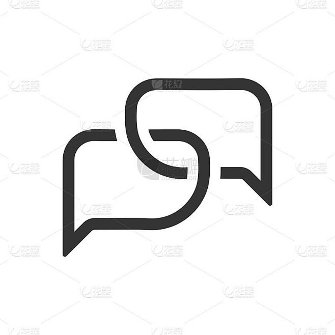 对话和讨论图标