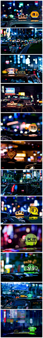 Fabio Sabatini在日本拍摄的夜间出租车的系列作品——Take me home。