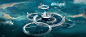 Spaceport for interplanetary ships