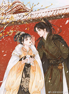 9zlily采集到古风双人插画