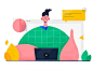 Awesome Illustrations by Uran - Inspiration Grid | Design Inspiration : We’re loving these illustrations by Uran, an illustrator and designer currently living in Warsaw, Poland, where he works for Fireart Studio. More illustrations via Dribbble
