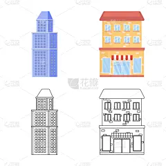 中心,图标,现代,建筑业,窗户,屋顶,发型屋,建筑,城市,未来