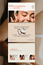 其中包括：#Beauty_Layout_Design #Beauty_Brand_Website_Design #Website_Skincare_Design #Digital_Products_Website_Design