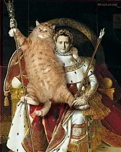 闯进世界名画的橘猫 | 俄罗斯艺术家Sevetlana Petrova
IG：fatcatart ​​​​