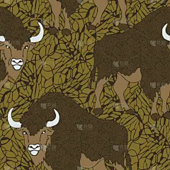 欧洲野牛,动物,矢量,式样,壁纸,纹理,非洲水牛,圣伯纳犬,绿色背景,纺织品