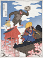 “Ukiyo-e heroes” ——BY：Jed Henry 作者将日本经典游戏像是《超级马里奥》《街霸》《口袋妖怪》里的角色们以日本传统的浮世绘式画法、结合版画技艺所创作出来的系列作品