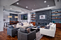 Trendy living room photo in Los Angeles