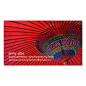 Red Umbrella Double-Sided Standard Business Cards (Pack Of 100)