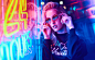 People 2048x1319 women blonde portrait neon sunglasses reflection