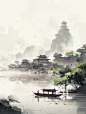 国风壁纸｜天青色等烟雨 而我在等你